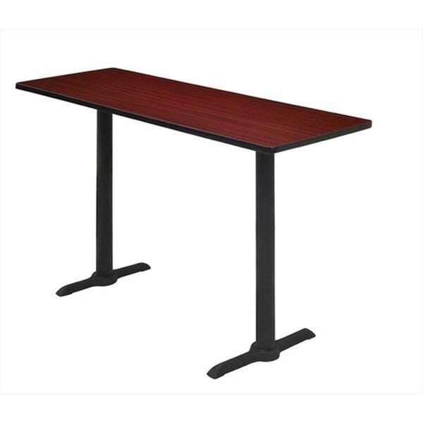 66 X 24 In. Cain Cafe Height Training Table - Mahogany, Regency, Mfr#: MCTRCT6624MH